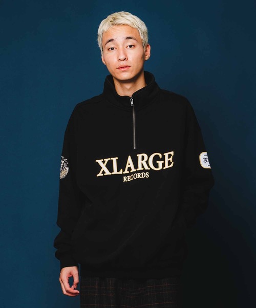 「XLARGE」 スウェットカットソー L ブラック メンズ