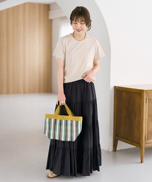 tシャツ 汗染み防止ファインコットンTシャツ レディースの画像