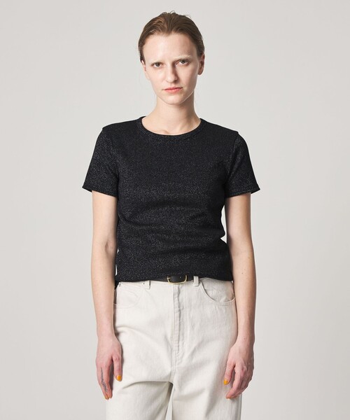 STEVEN ALAN（スティーブンアラン） tシャツ 半袖 「Steven Alan」ラメ