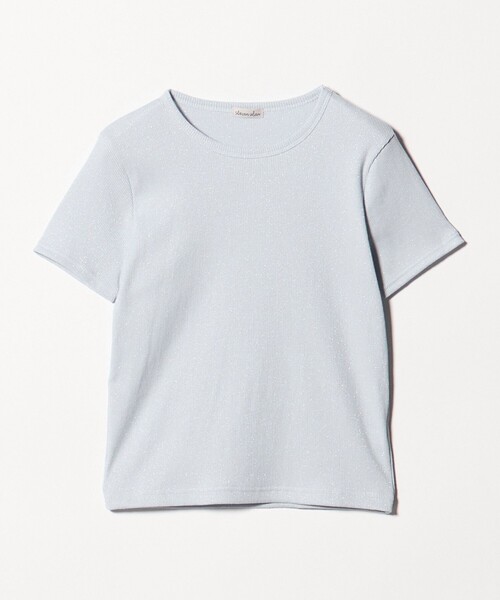 STEVEN ALAN（スティーブンアラン） tシャツ 半袖 「Steven Alan」ラメ