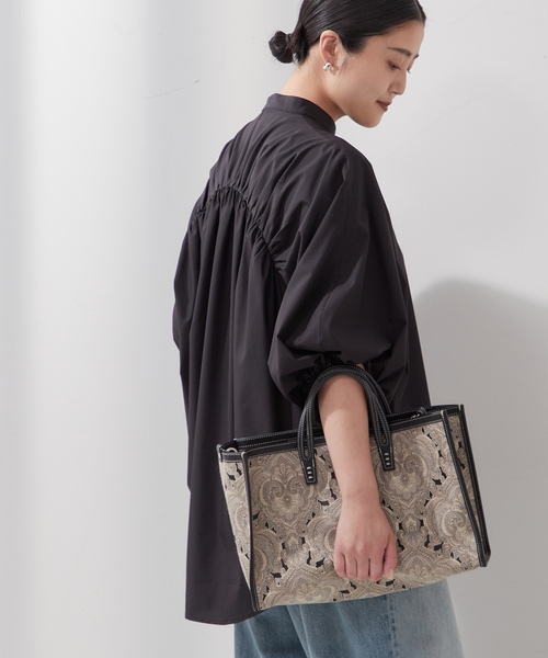 「journal standard L'essage」 半袖ブラウス - ホワイト レディース_画像4