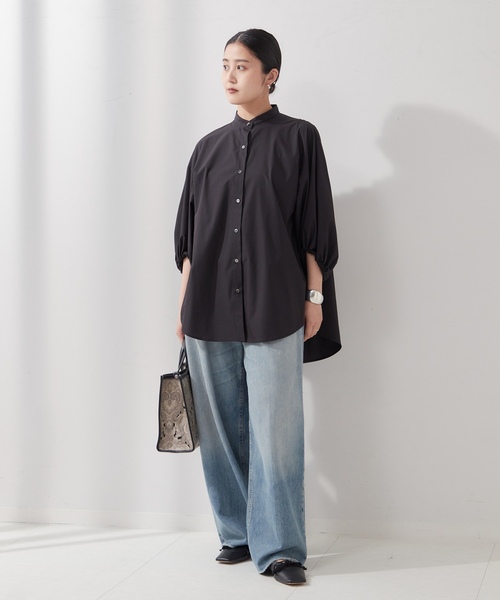 「journal standard L'essage」 半袖ブラウス - ホワイト レディース_画像5