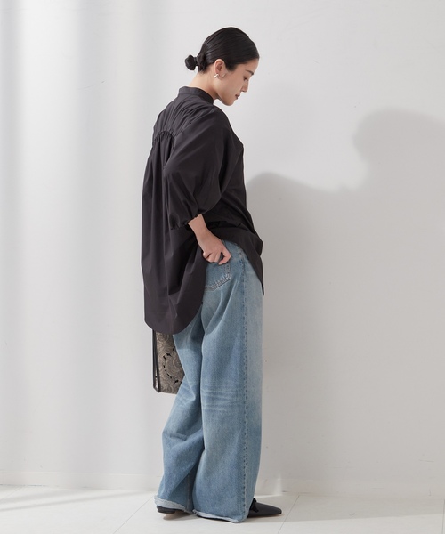 「journal standard L'essage」 半袖ブラウス - ホワイト レディース_画像7