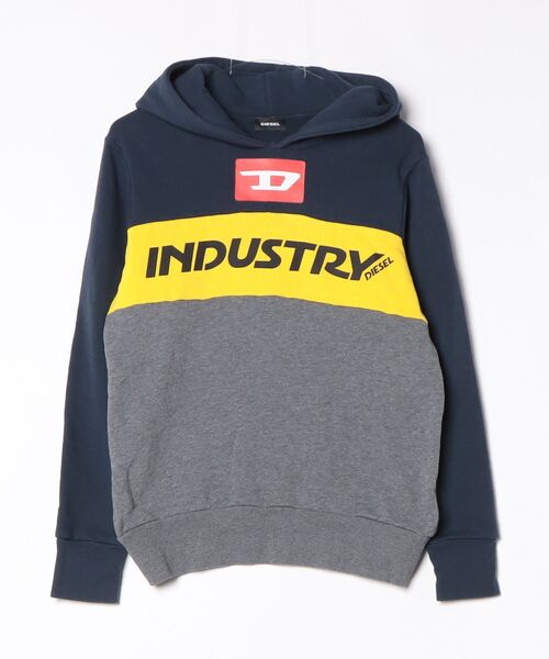 DIESEL（ディーゼル） プルオーバーパーカー - イエロー メンズ 
