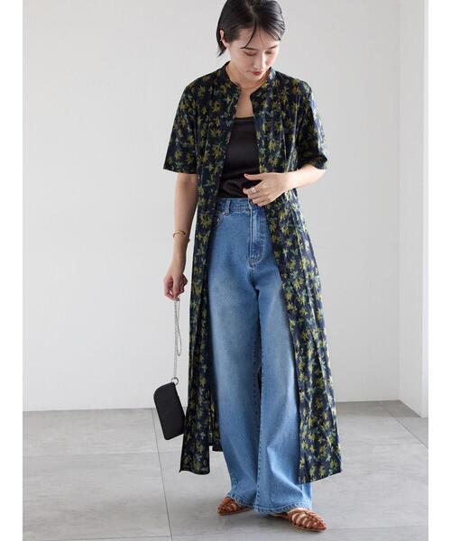 ワンピース 「LIBERTY FABRICS」ウエストタックワンピースの画像