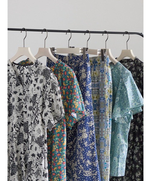 ワンピース 「LIBERTY FABRICS」ウエストタックワンピースの画像