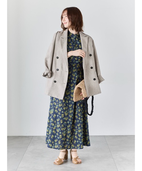 ワンピース 「LIBERTY FABRICS」ウエストタックワンピースの画像