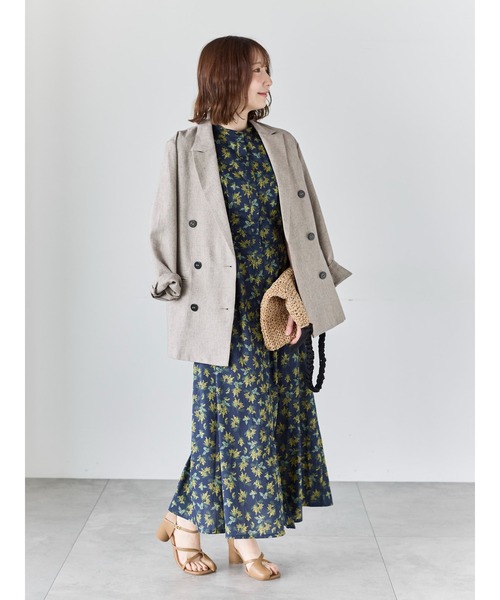 ワンピース 「LIBERTY FABRICS」ウエストタックワンピースの画像