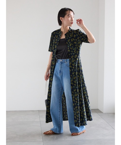 ワンピース 「LIBERTY FABRICS」ウエストタックワンピースの画像