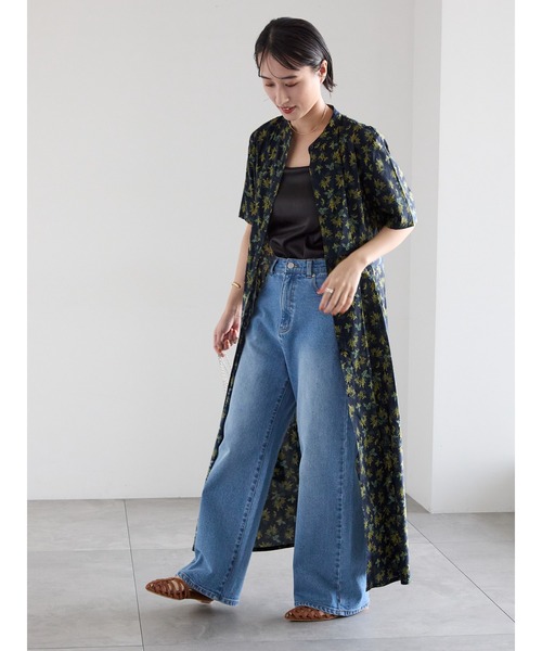 ワンピース 「LIBERTY FABRICS」ウエストタックワンピースの画像