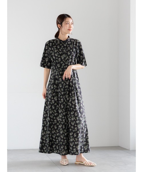 ワンピース 「LIBERTY FABRICS」ウエストタックワンピースの画像