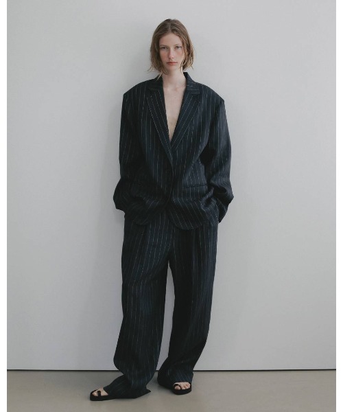 anuke（アンヌーク） ワイドパンツ パンツ anuke Linen Tuck Pants
