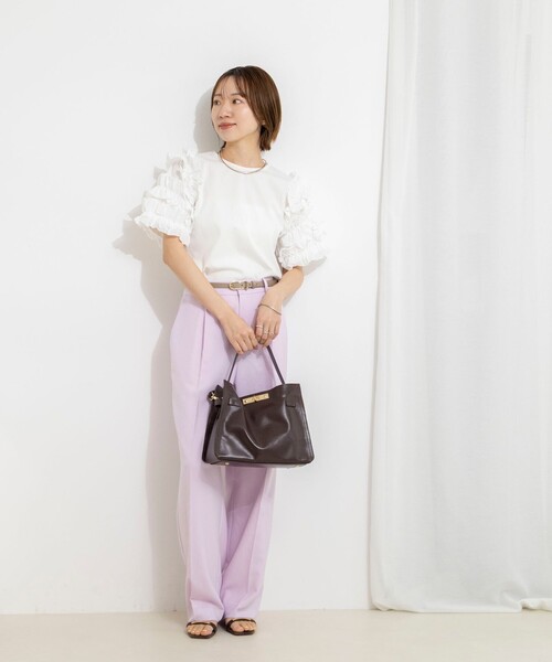 NOLLEY'S（ノーリーズ） ワイドパンツ パンツ 「セットアップ対応