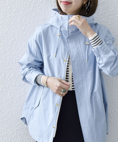 SHIPS any 「SHIPS any」 マウンテンパーカー ONE SIZE ライトブルー