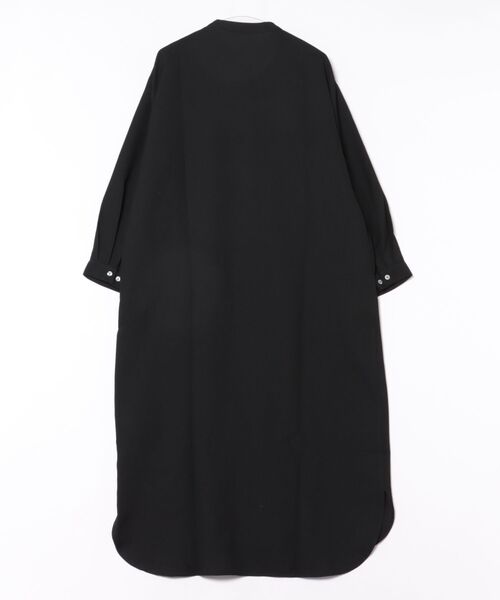 「antiqua」 「pattern torso」長袖ワンピース P ブラック レディース_画像2