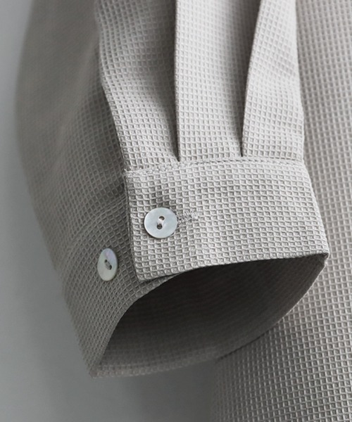 「antiqua」 「pattern torso」長袖ワンピース P ブラック レディース_画像3