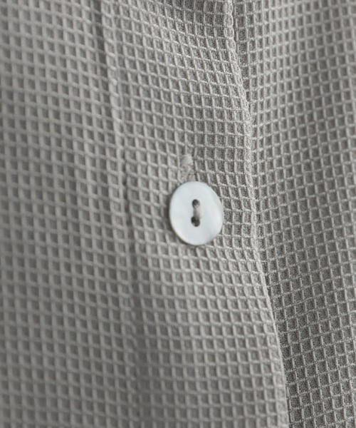 「antiqua」 「pattern torso」長袖ワンピース P ブラック レディース_画像4