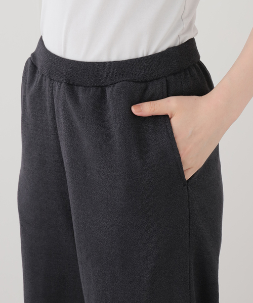 ワイドパンツ パンツ KAYLE/ケイル WASHI KNIT PANTS レディースの画像