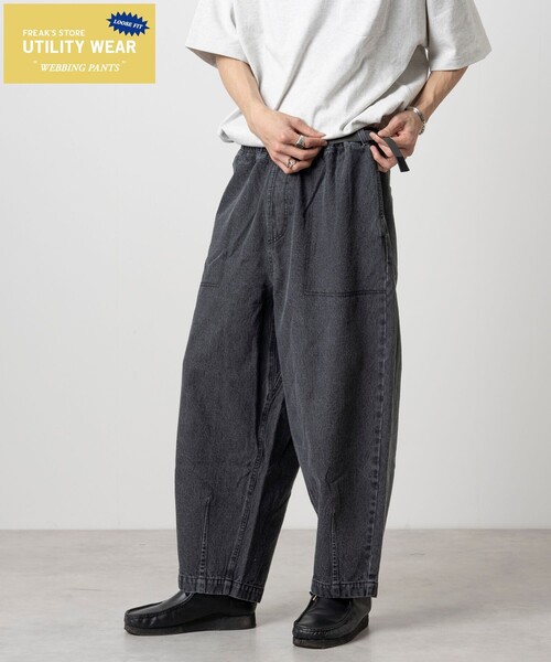 「FREAK'S STORE」 デニムパンツ LARGE ブルー メンズ_画像4