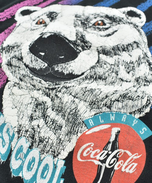 Coca Cola（コカコーラ） tシャツ 「USED」90
