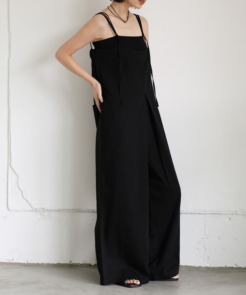 「select MOCA Et」 ノースリーブワンピース MEDIUM ブラック レディース_画像8