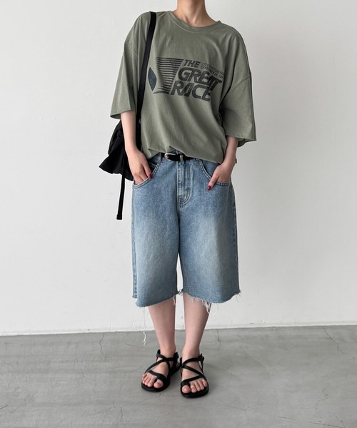 CANAL JEAN（キャナルジーン） tシャツ 半袖 Lakey Park GREAT RACE T