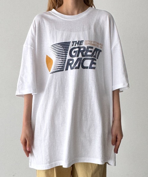 CANAL JEAN（キャナルジーン） tシャツ 半袖 Lakey Park GREAT RACE T