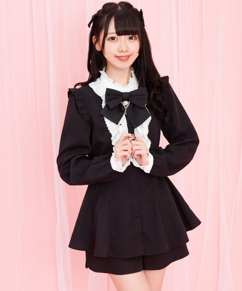 「Secret Honey」 セットアップ MEDIUM ライトブラック レディース_画像9