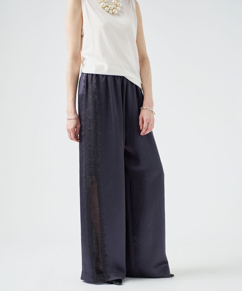 VERMEIL par iena（ヴェルメイユパーイエナ） パンツ Side Lace