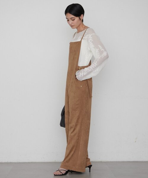 Loungedress（ラウンジドレス） オールインワン スウェード