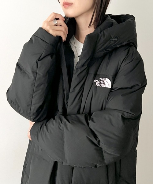 美品 ノースフェイス ロングダウン 黒 XS S-151 THE NORTH FACE レディースダウンコート、ダウンジャケット（丈タイプ