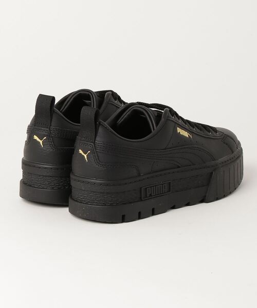 「PUMA」 ローカットスニーカー 22.5cm ブラック レディース_画像3