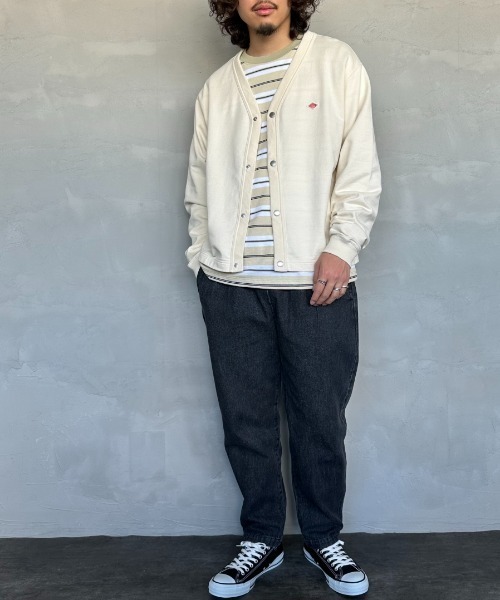 「DANTON」 カーディガン 40 レッド レディース_画像9