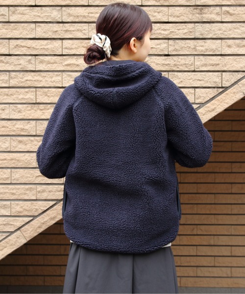 GYMPHLEX（ジムフレックス） もこもこ ブルゾン アウター ボア