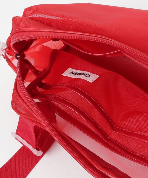 「Casselini」 ショルダーバッグ FREE レッド レディース_画像4