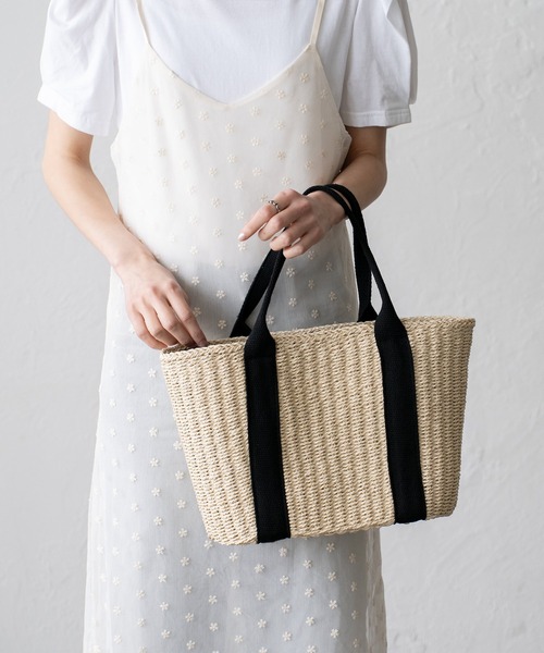 がごバック FREAK'S STORE かごバッグ カゴバッグ 編み込みかごバンブー