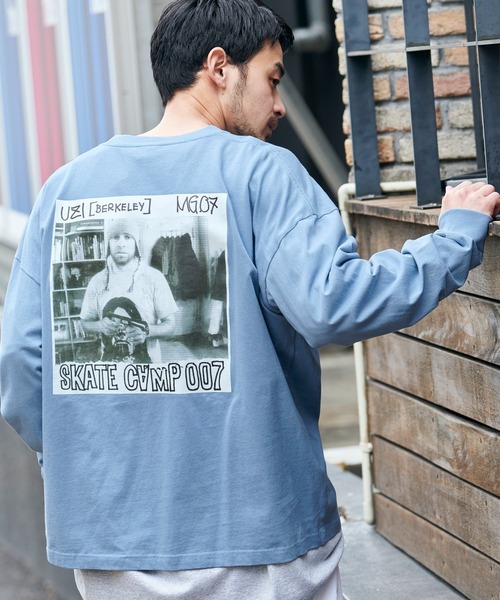 tシャツ Mark Gonzales/マークゴンザレス MONO-MART別注 ビッグシルエット背面BIGプリント 長袖Tee メンズ レディース | Mark Gonzales | 03