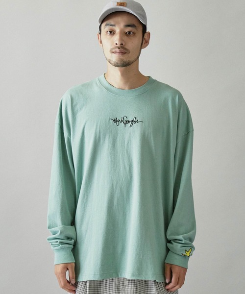 tシャツ Mark Gonzales/マークゴンザレス MONO-MART別注 ビッグシルエット背面BIGプリント 長袖Tee メンズ レディース | Mark Gonzales | 22