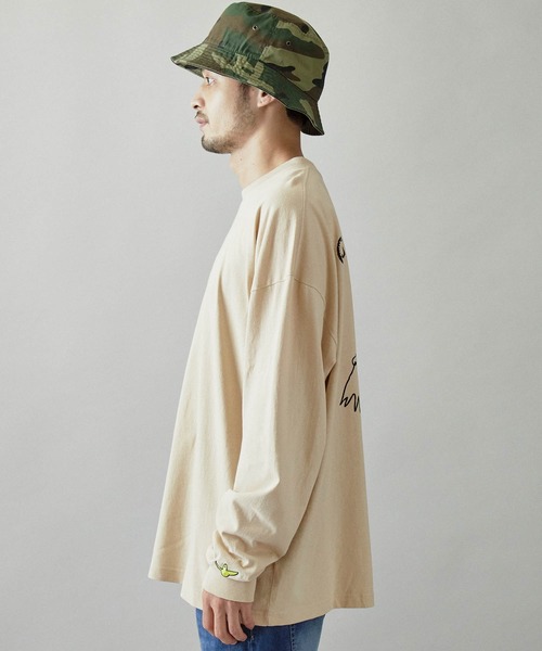 tシャツ Mark Gonzales/マークゴンザレス MONO-MART別注 ビッグシルエット背面BIGプリント 長袖Tee メンズ レディース | Mark Gonzales | 19