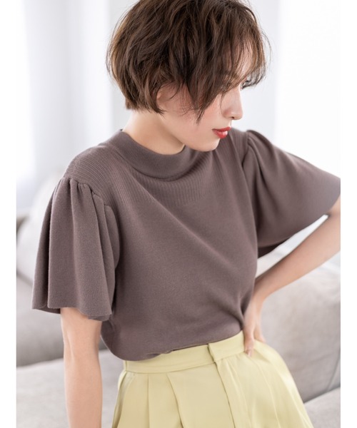fifth（フィフス） ニット セーター フレアショルダーボトルネック
