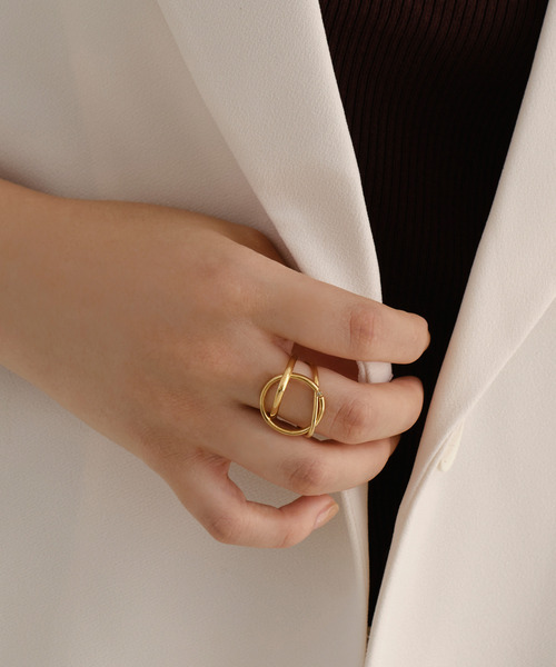 ジュピター JUPITER K18YG ダイヤリング 9号 ゴールド　指輪 JUPITER 指輪 リング 「K18」クラシカルダイヤモンドリング/金属