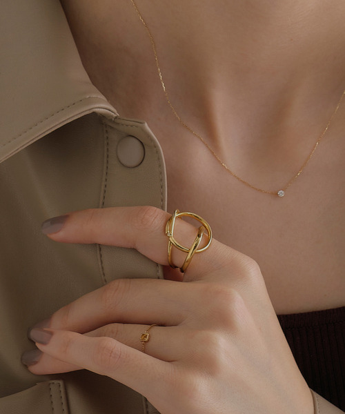 JUPITER 指輪 リング 「SV925」ダイヤモンドリング/rainbow reflection