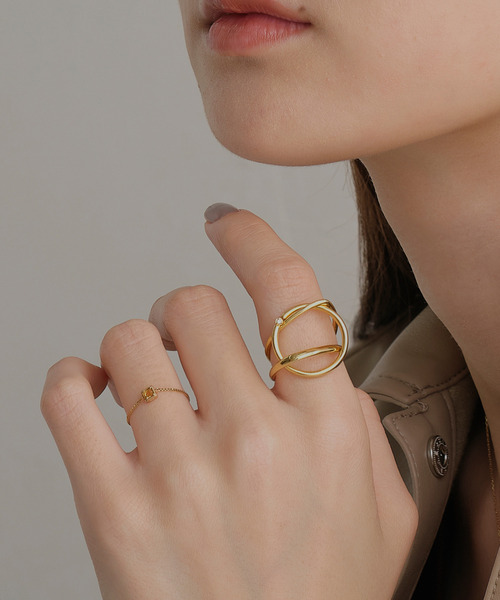 JUPITER 指輪 リング 「SV925」ダイヤモンドリング/rainbow reflection