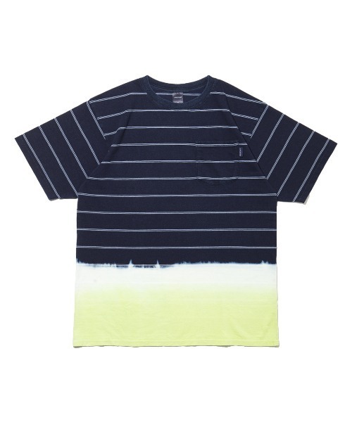 Tシャツ Tシャツ Tシャツ Dyed Border 半袖 T Shirt 通販 店 メンズファッション Zozotown