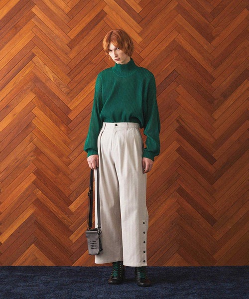 SHAREEF（シャリーフ） tシャツ PLEATS HIGH-NECK P/O メンズ