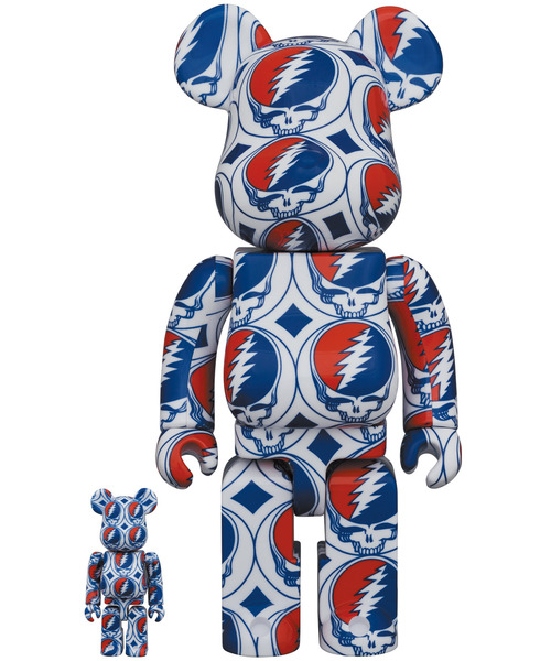 フィギュア BE@RBRICK GRATEFUL DEAD 100％ ＆ 400％ (STEAL YOUR FACE)