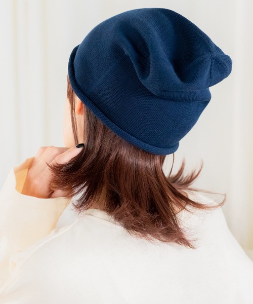 Story mfg. ニット帽 100%オーガニックコットン LINEASTORIA ニット帽 ニットキャップ 「ニットキャップ