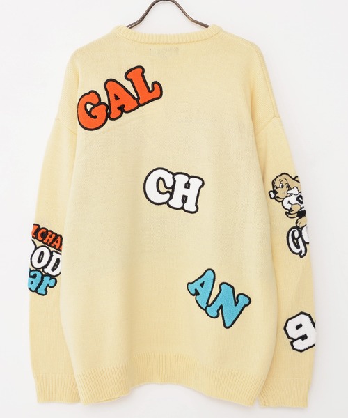 ニット セーター 「GALFY/ガルフィー」二代目わんわん大学セーター レディース SILVER BULLET ニット セーター 「GALFY/ガルフィー」二代目