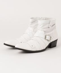 BOREDOM（ボアダム） ブーツ BOREDOM/クロスベルトショートブーツ(3259