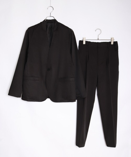WESTSEA セットアップ ノーカラージャケット スーツ メンズ